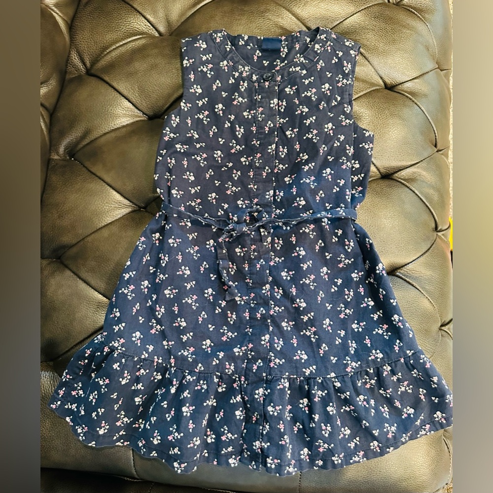 Gap Floral Tie Waist Dress 3T